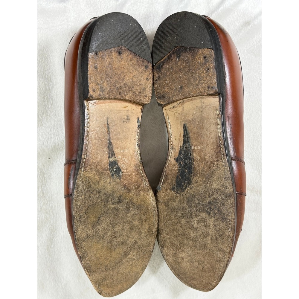 Allen Edmonds Newport Tassel Kiltie Loafers Women 11.5 Brown Leather USA - Picture 4 of 7
